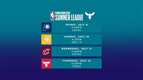 nba schedule charlotte hornets